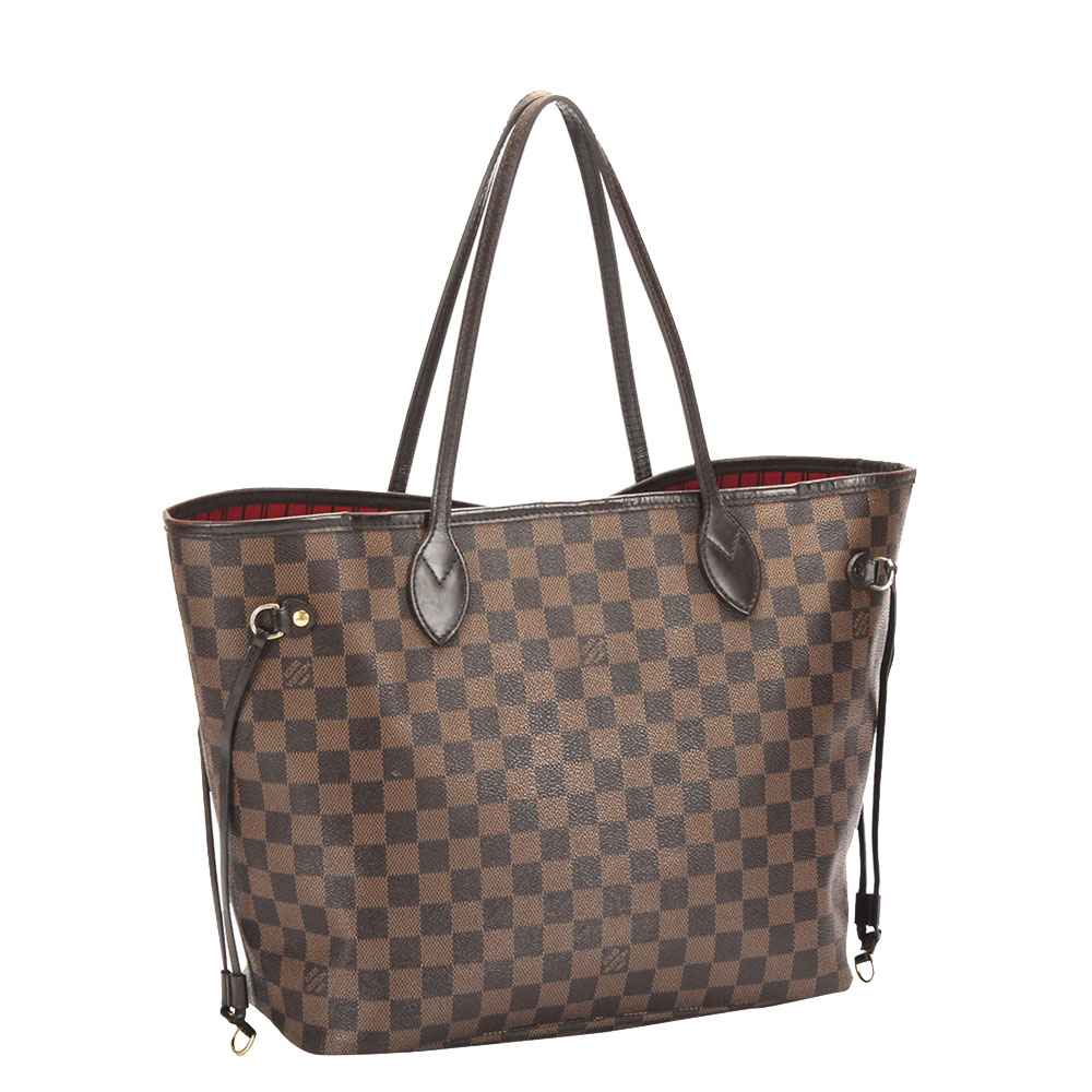 

Louis Vuitton Damier Ebene Canvas Neverfull MM Bag, Brown