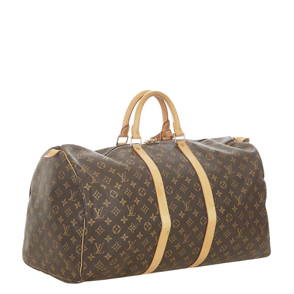 

Louis Vuitton Monogram Canvas Keepall 55 Bag, Brown