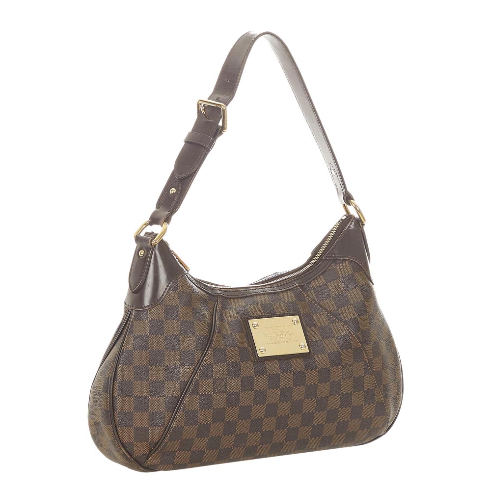 

Louis Vuitton Damier Ebene Canvas Thames GM Bag, Brown