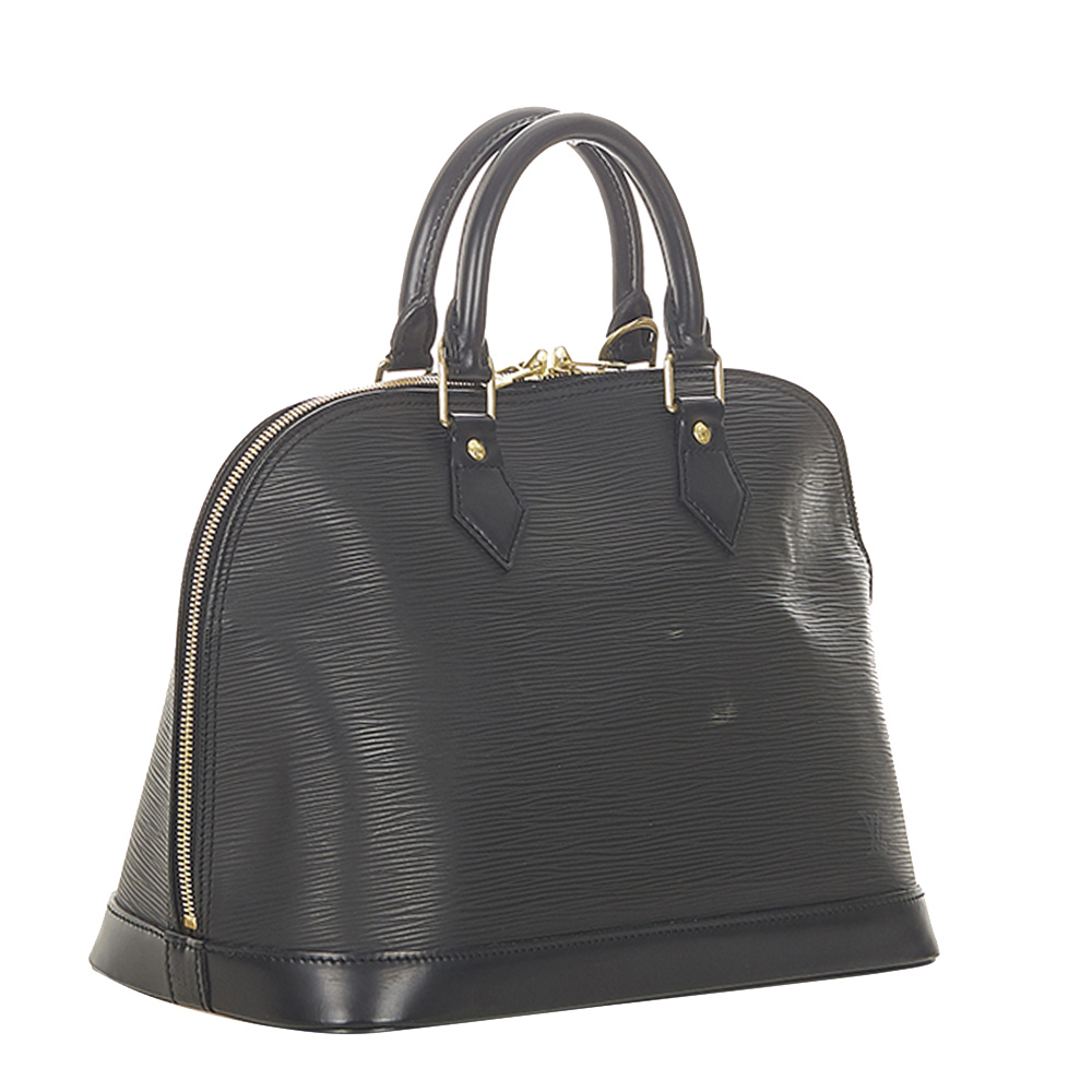 

Louis Vuitton Black Epi Leather Alma PM Bag
