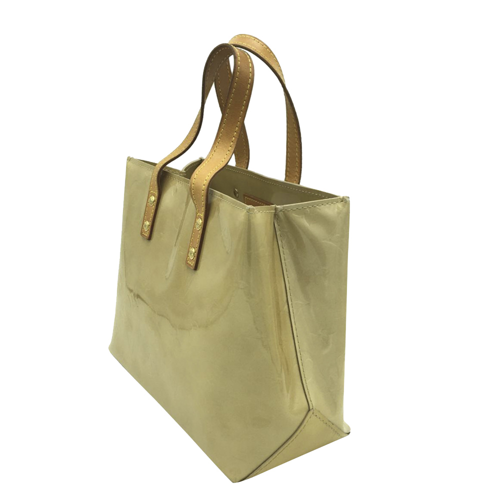 

Louis Vuitton Brown Monogram Vernis Reade PM Bag, Beige