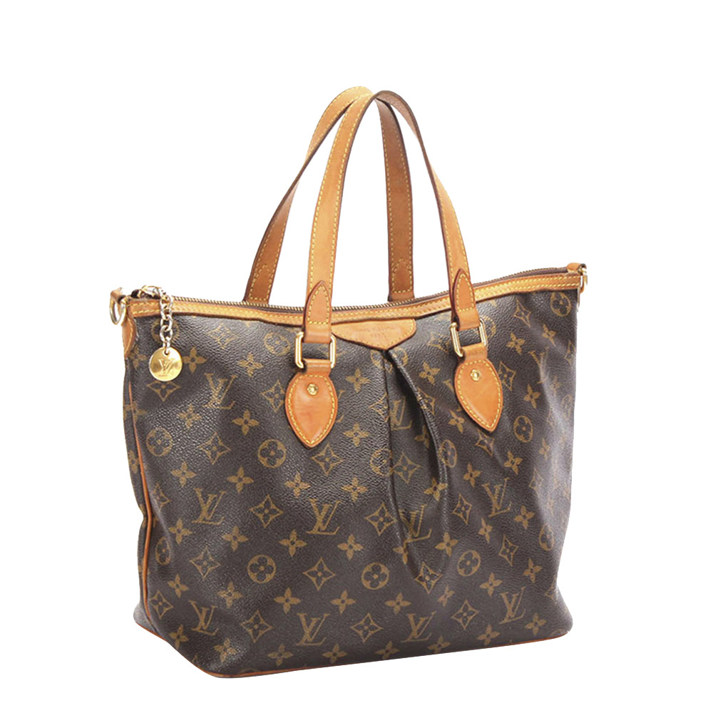 

Louis Vuitton Monogram Canvas Palermo PM Bag, Brown
