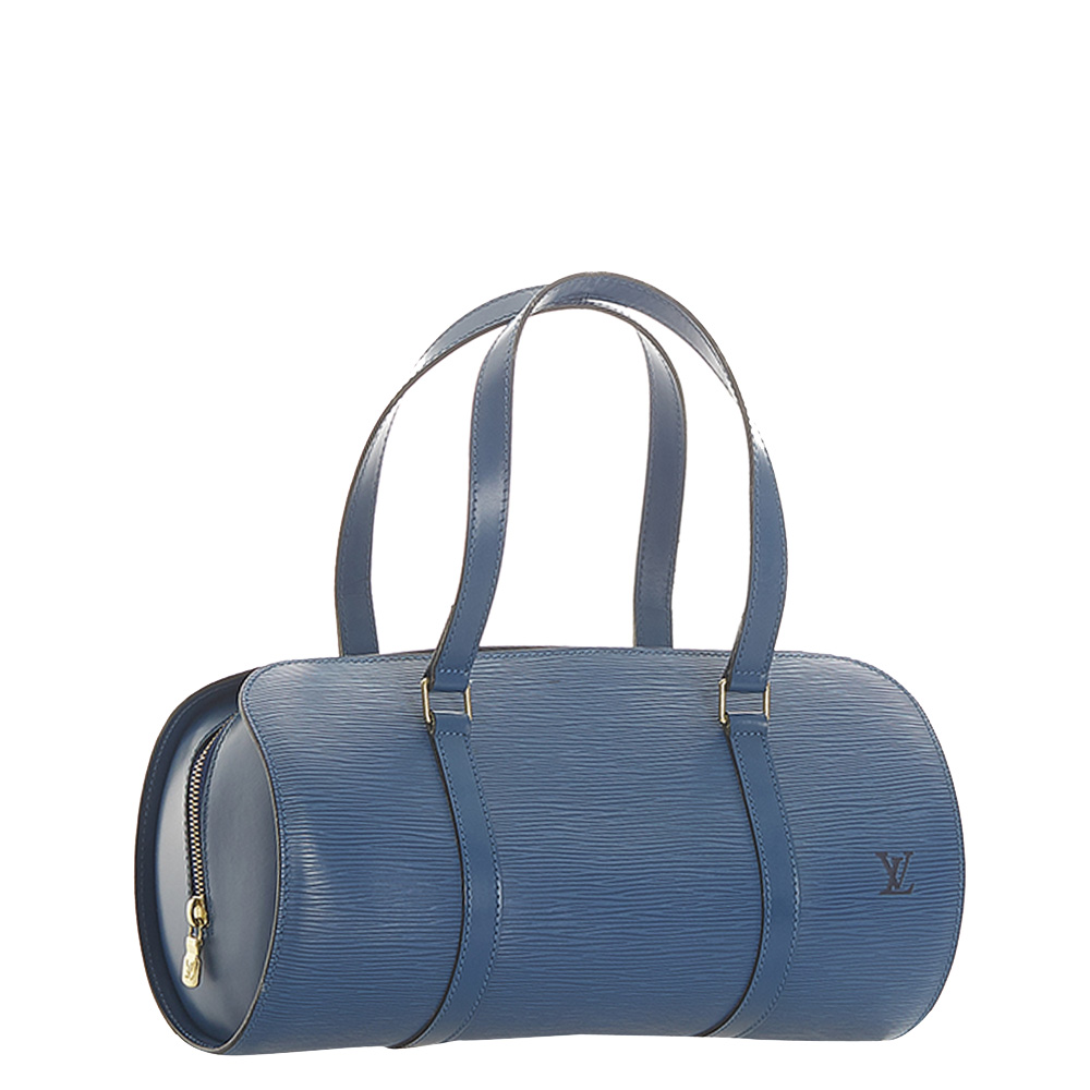 

Louis Vuitton Blue Epi Leather Soufflot Bag