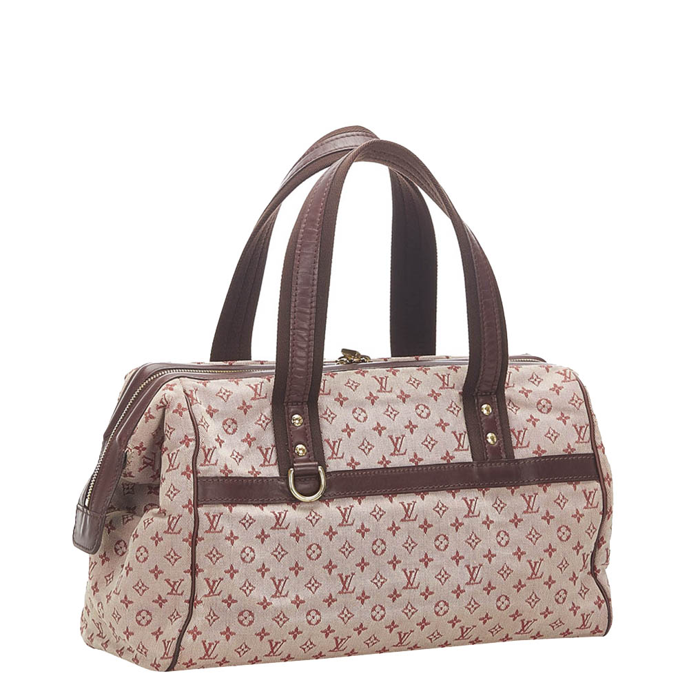 

Louis Vuitton Pink Monogram Mini Lin Canvas Josephine GM Bag, Multicolor