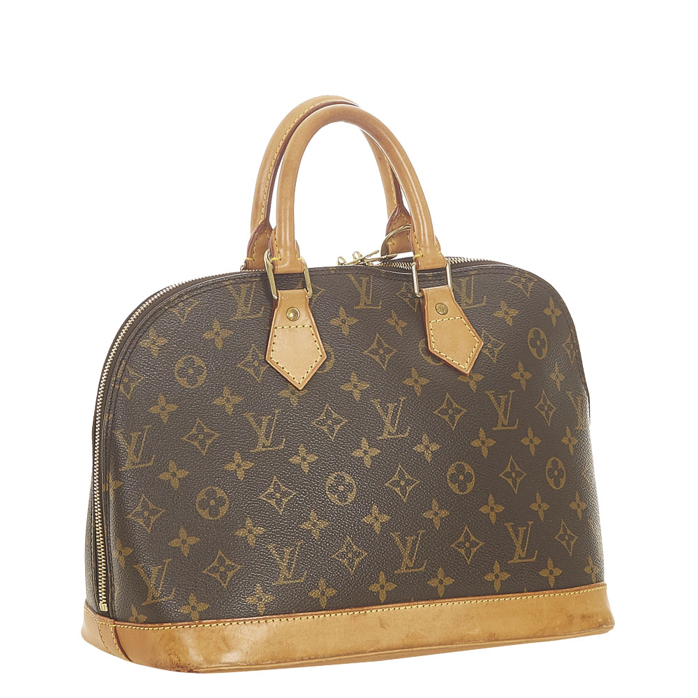 

Louis Vuitton Monogram Canvas Alma PM Bag, Brown