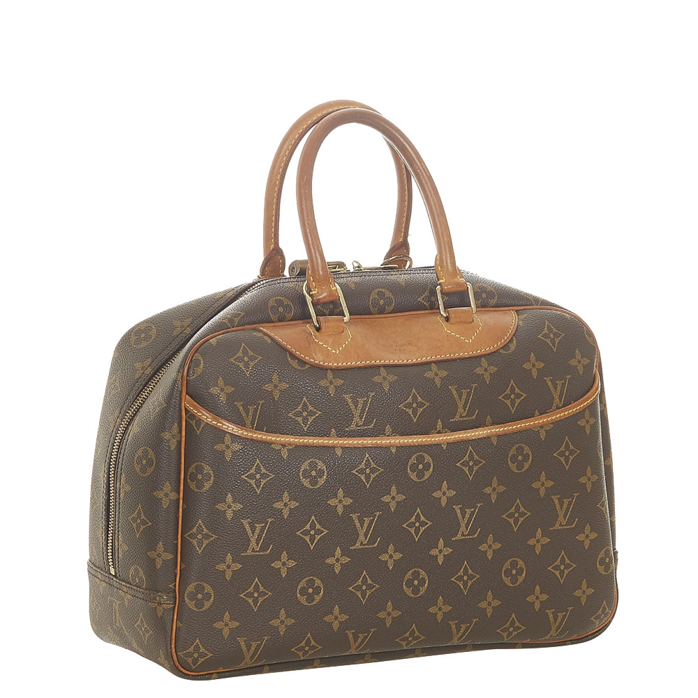 

Louis Vuitton Monogram Canvas Deauville Bag, Brown