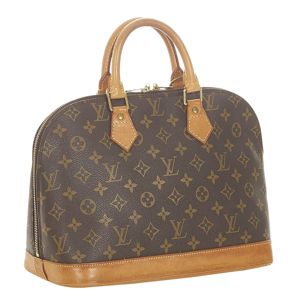 

Louis Vuitton Monogram Canvas Alma PM Bag, Brown