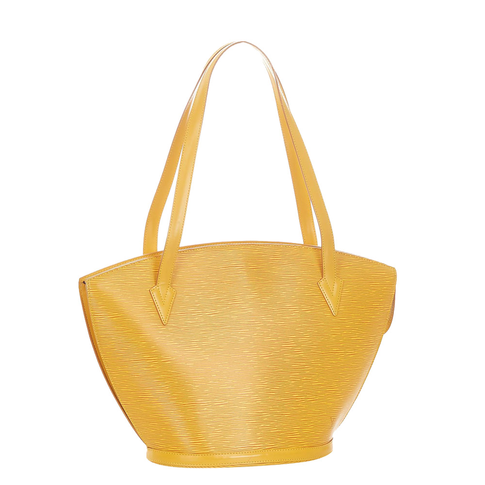 

Louis Vuitton Yellow Leather Saint Jacques Shoulder Bag