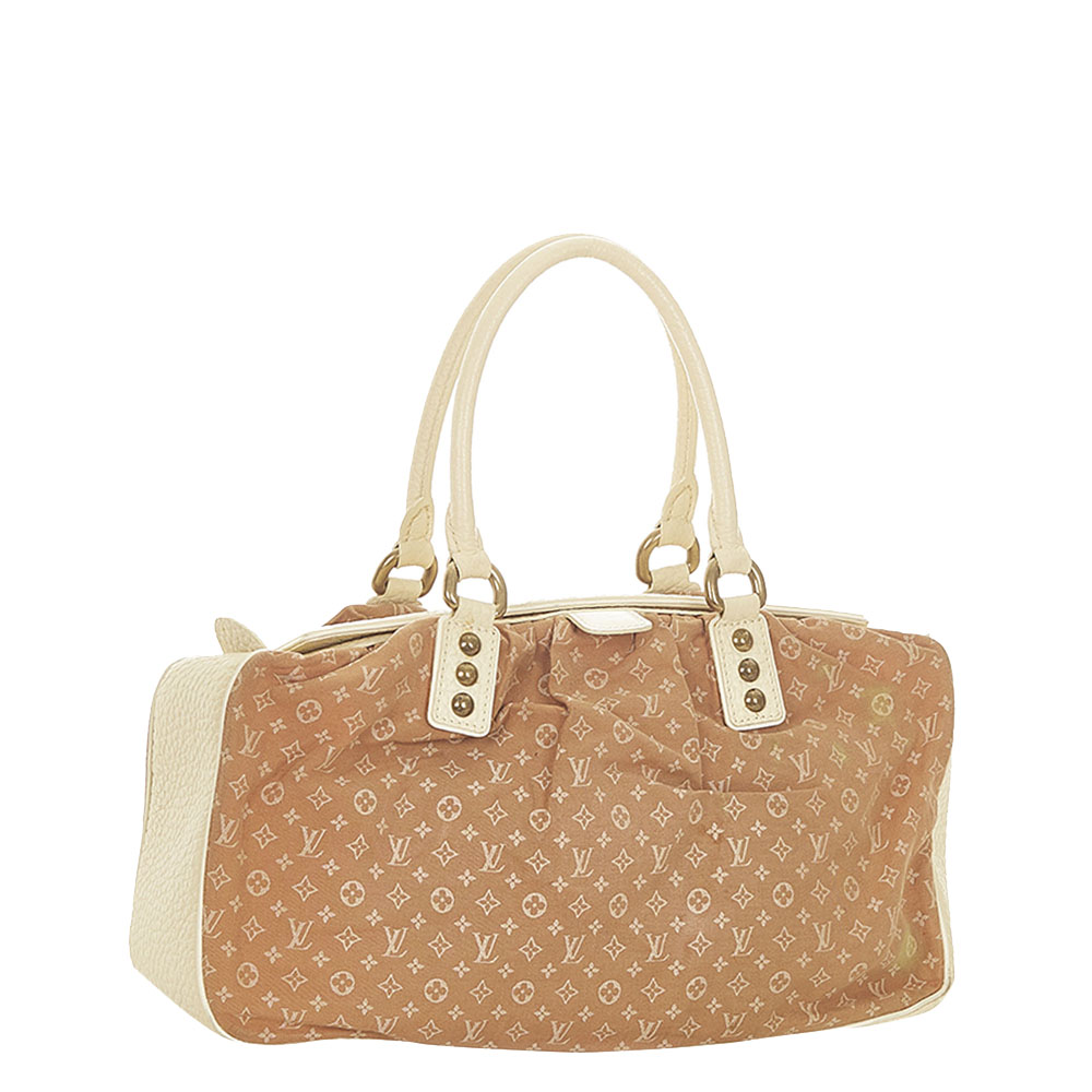 

Louis Vuitton Brown Fabric Cotton Satchel