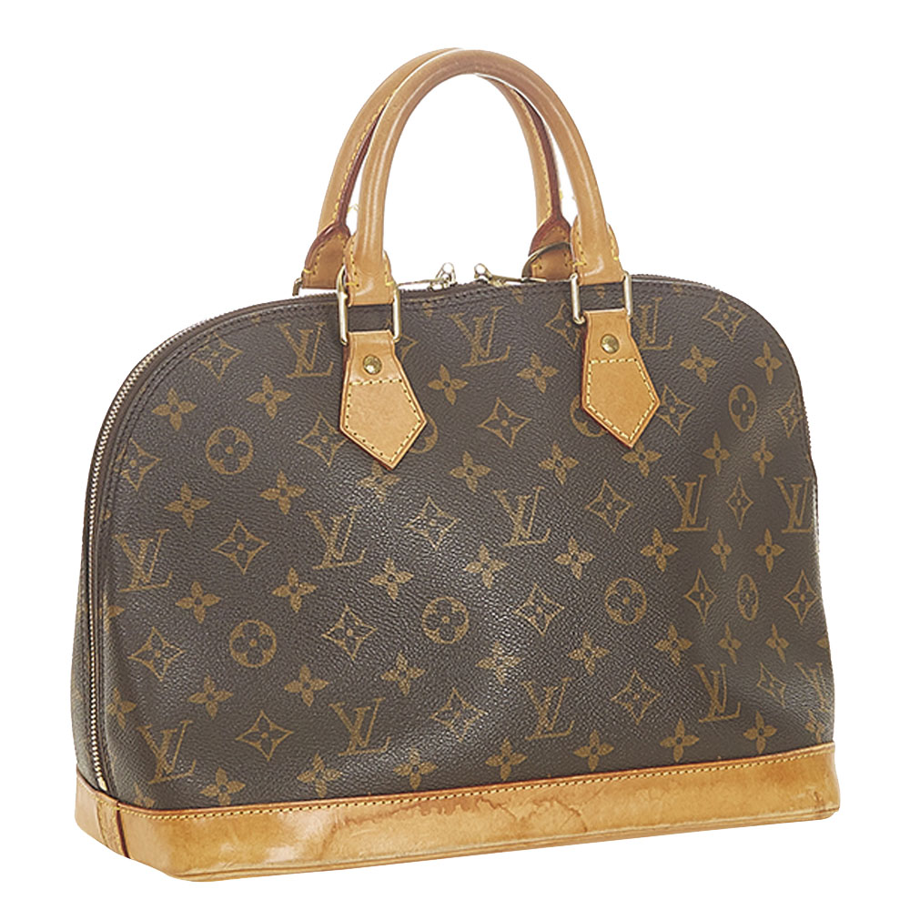 

Louis Vuitton Monogram Canvas Alma PM Bag, Brown
