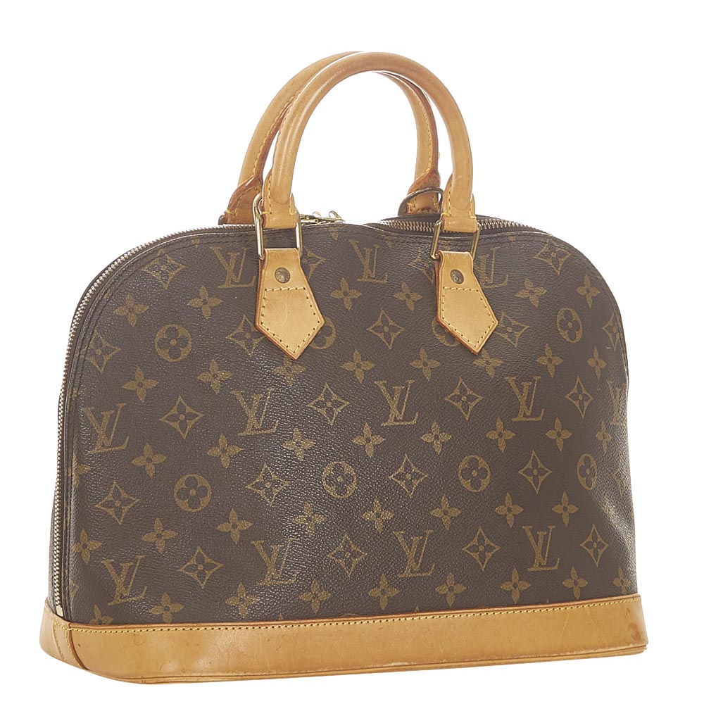 

Louis Vuitton Monogram Canvas Alma PM Bag, Brown