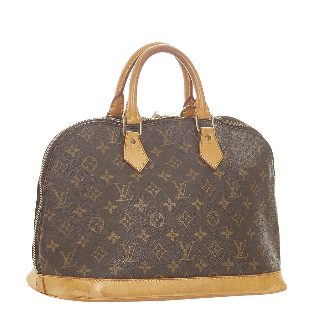 

Louis Vuitton Monogram Canvas Alma PM Bag, Brown