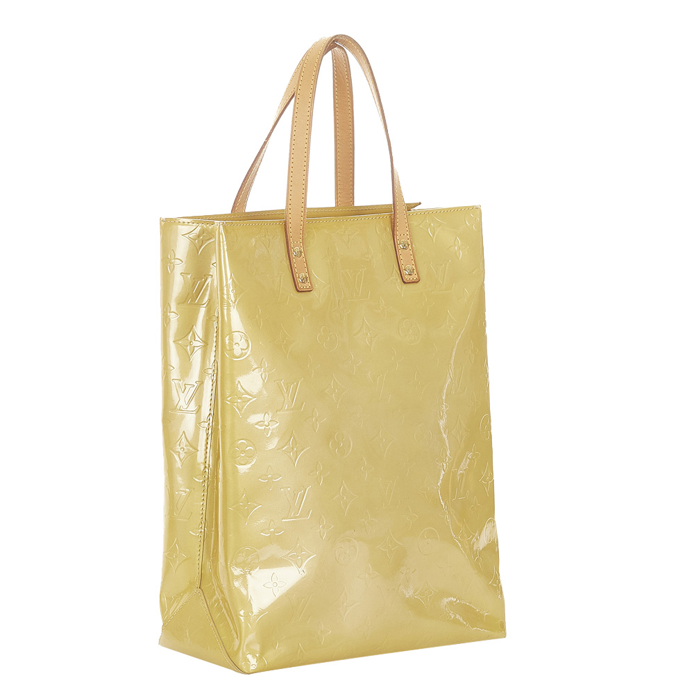 

Louis Vuitton Brown Monogram Vernis Reade MM Bag, Beige