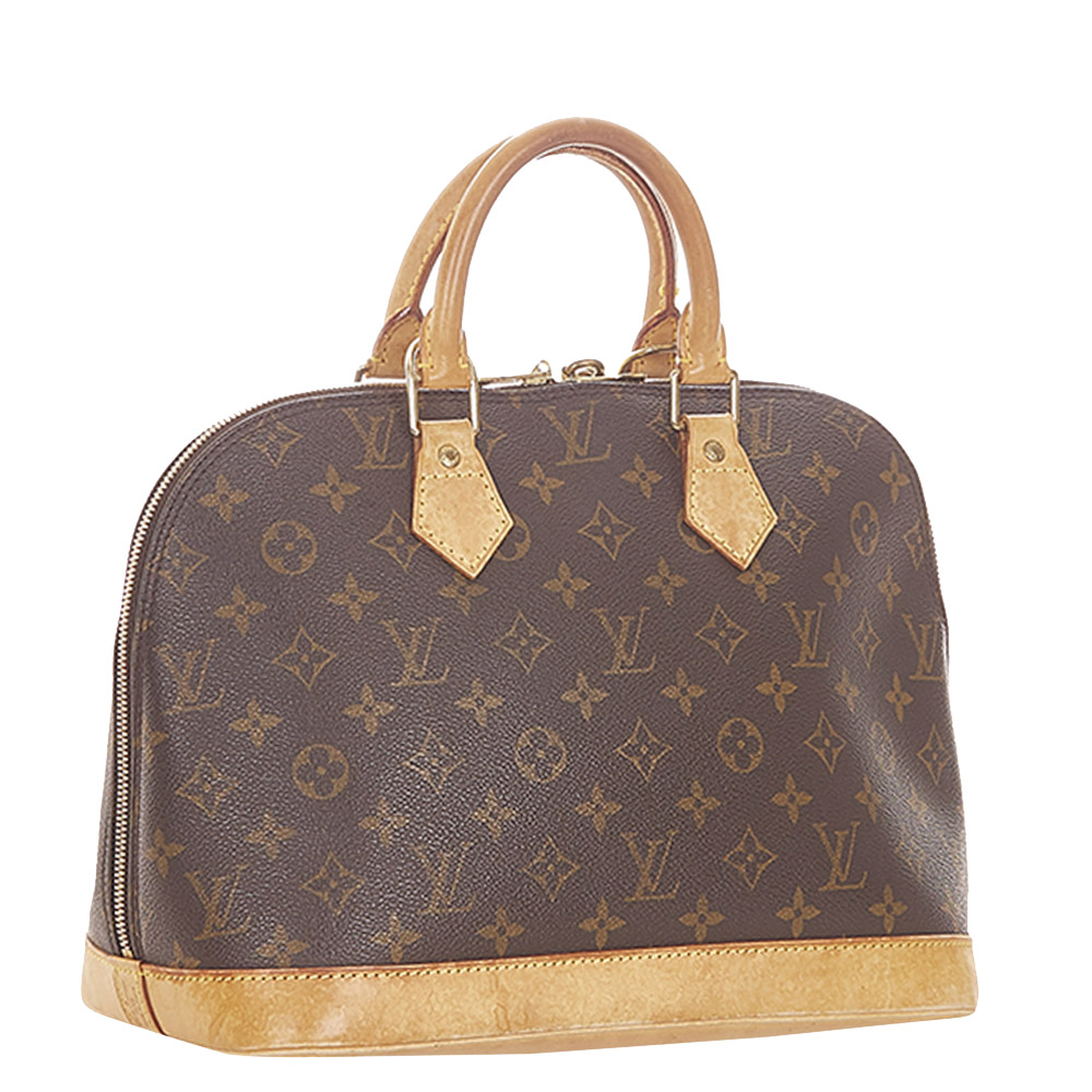 

Louis Vuitton Monogram Canvas Alma PM Bag, Brown