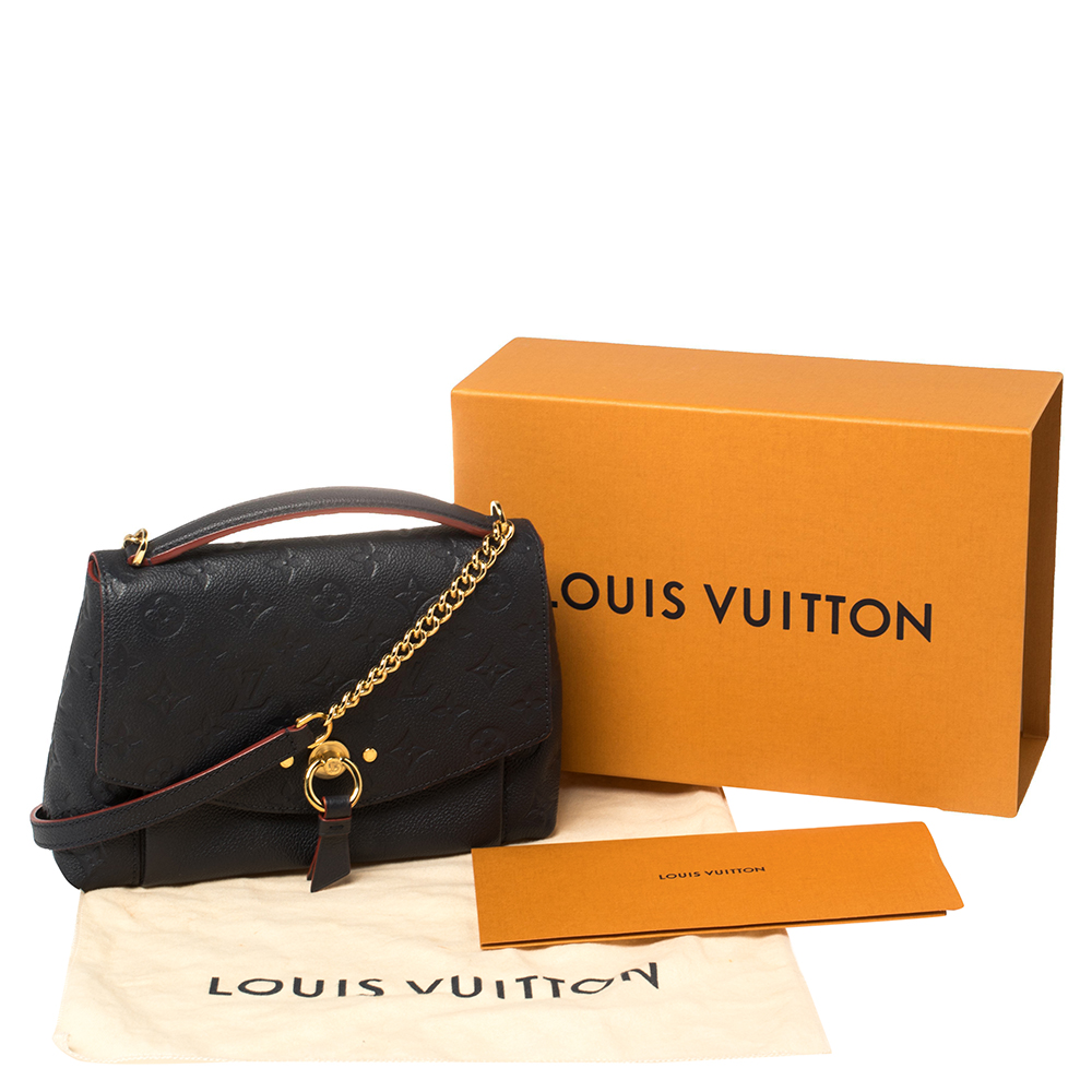 Louis Vuitton - Blanche MM - Marine Rouge Empreinte - Pre Loved