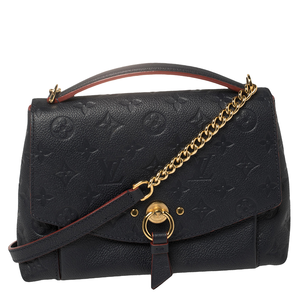 Louis Vuitton Monogram Empreinte Blanche BB Marine Rouge