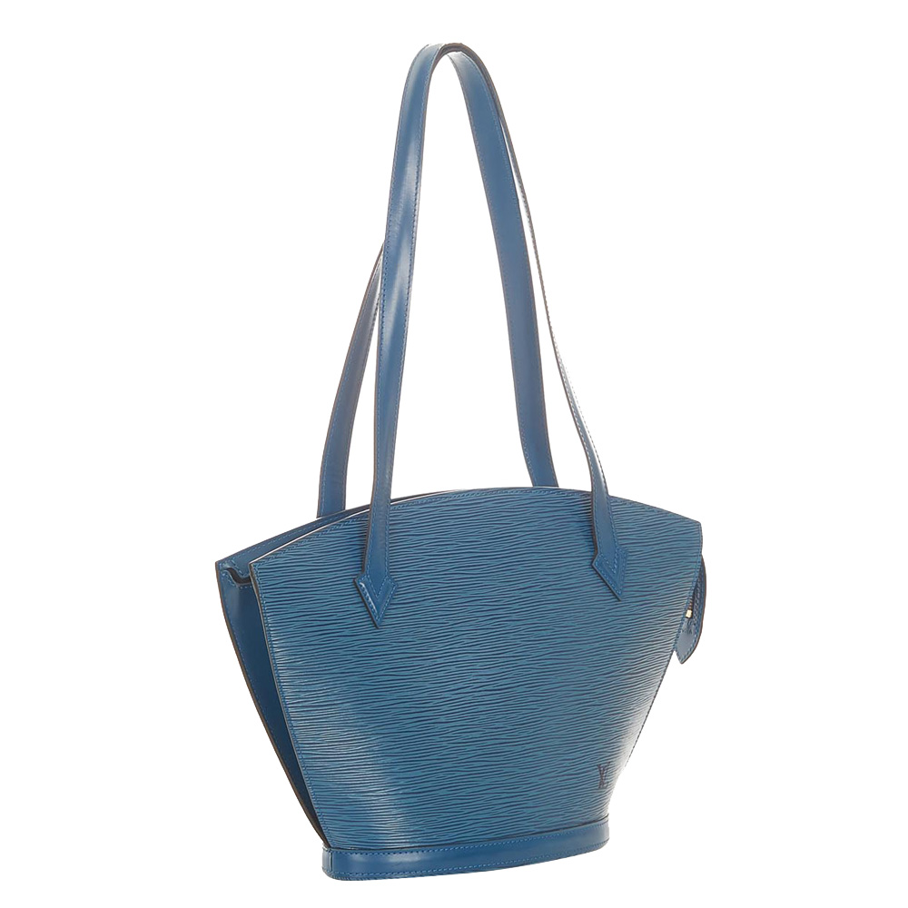 

Louis Vuitton Blue Epi Leather Saint Jacques PM Long Strap Bag