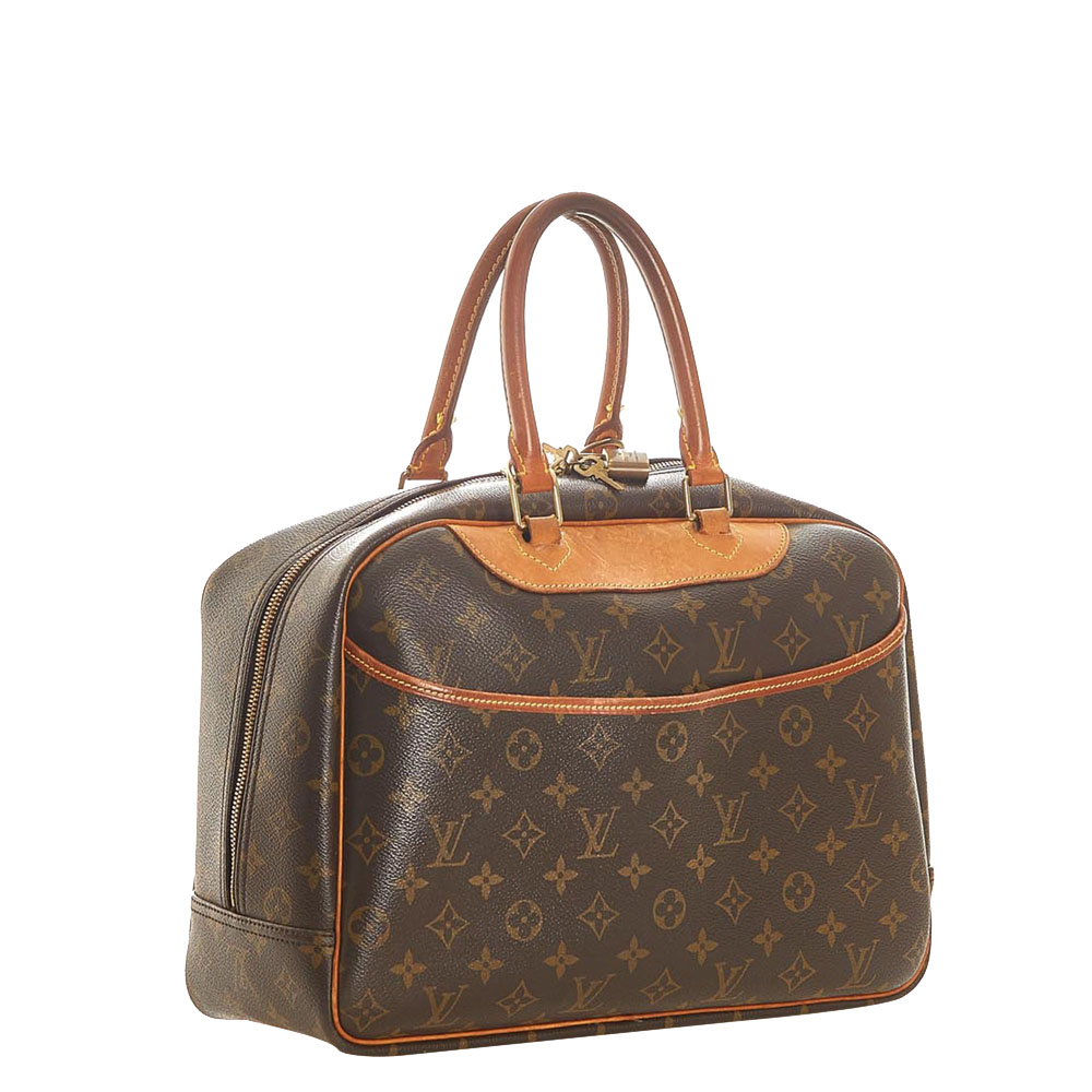 

Louis Vuitton Monogram Canvas Deauville Bag, Brown