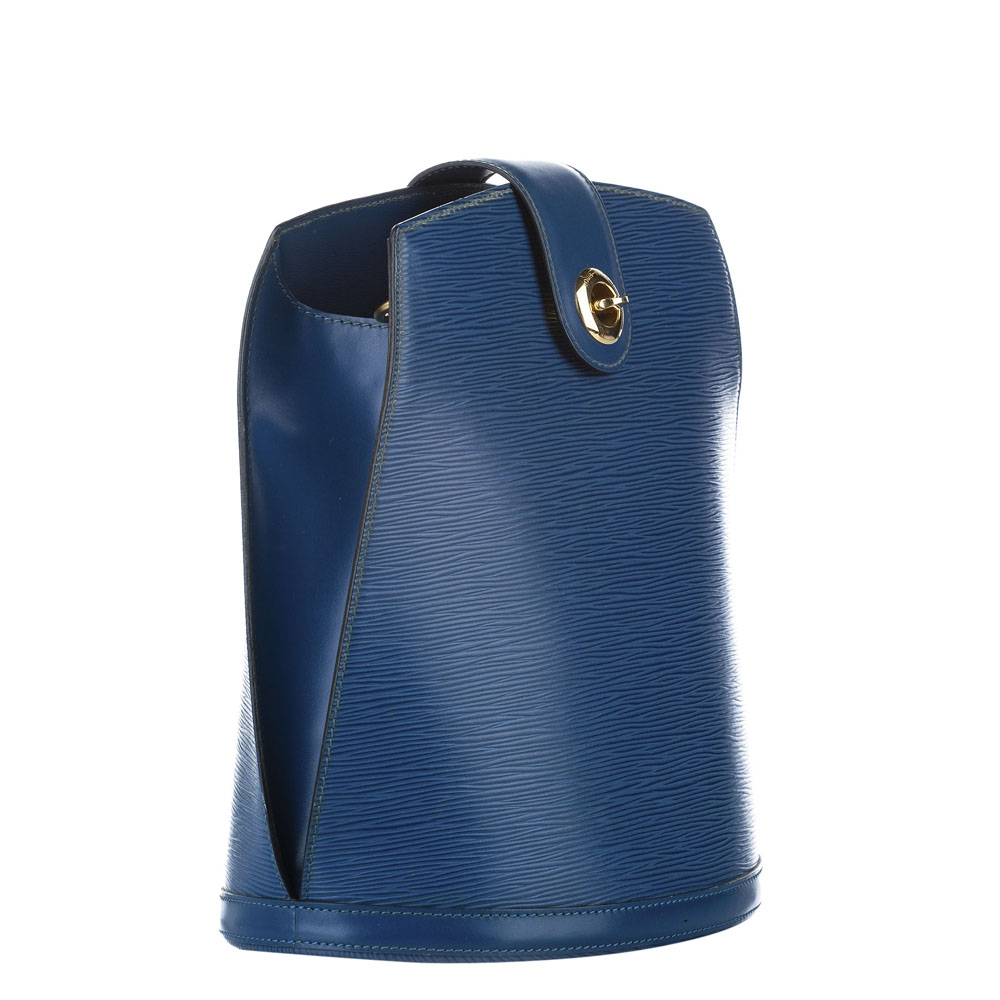 

Louis Vuitton Blue Epi Leather Cluny Bag