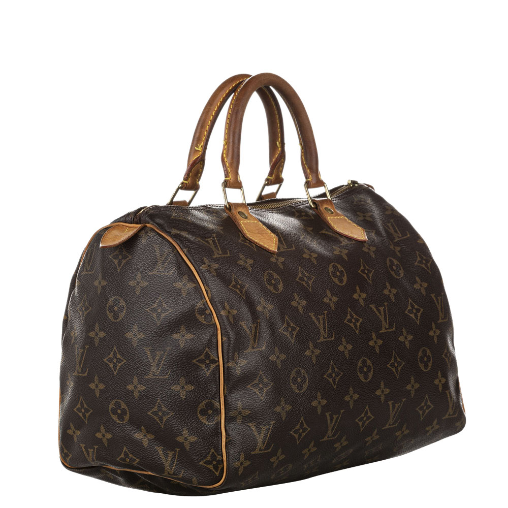 

Louis Vuitton Monogram Canvas Speedy 30 Bag, Brown