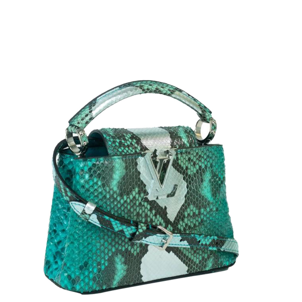 

Louis Vuitton Green Python Leather Capucines BB (2019) Bag