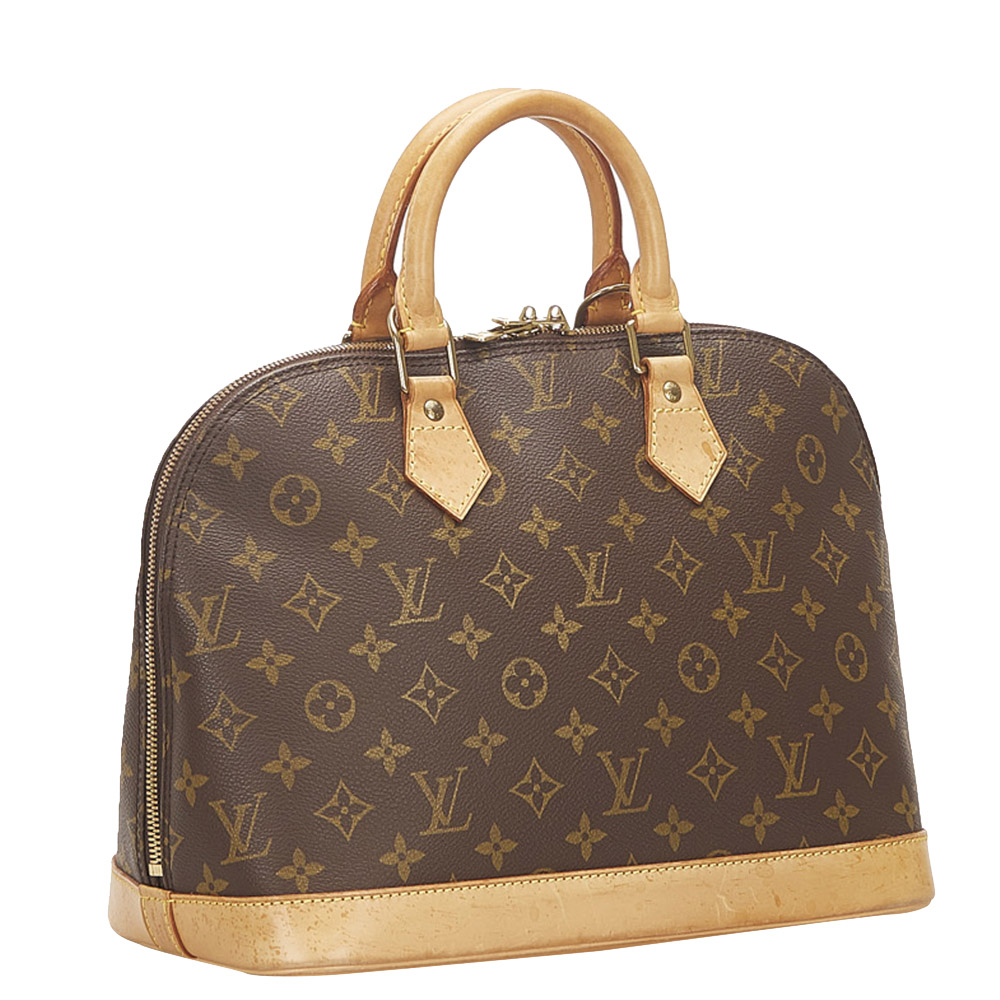 

Louis Vuitton Monogram Canvas Alma PM Bag, Brown