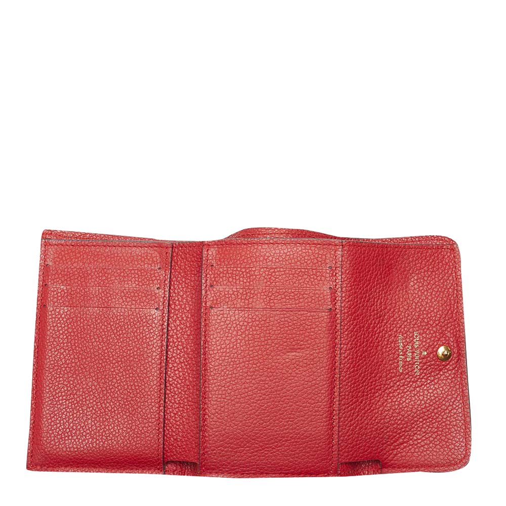 

Louis Vuitton Red Leather Pont Neuf Wallet