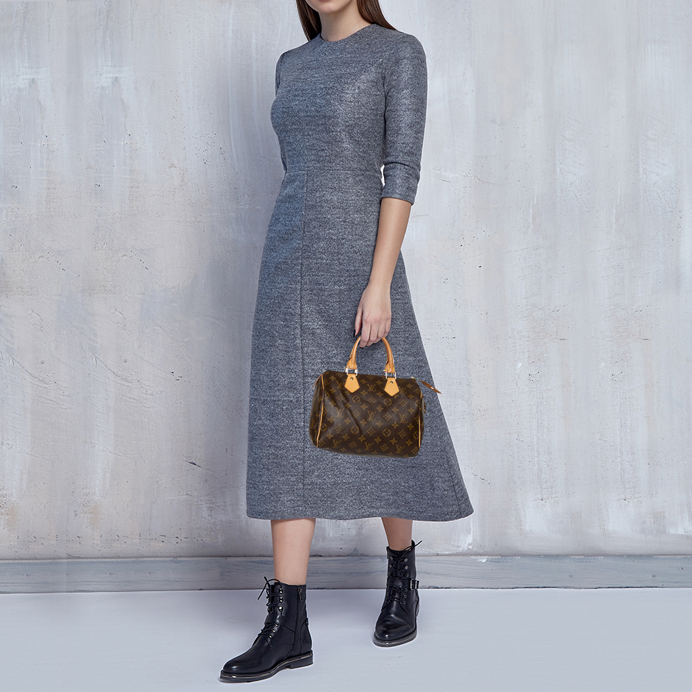

Louis Vuitton Monogram Canvas Speedy 25 Bag, Brown