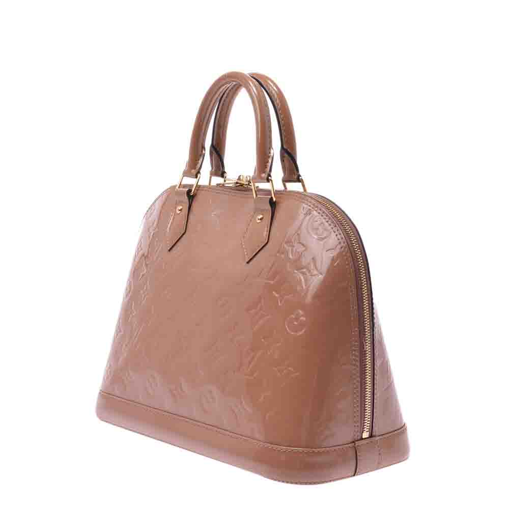 

Louis Vuitton Brown Monogram Vernis Alma PM Bag