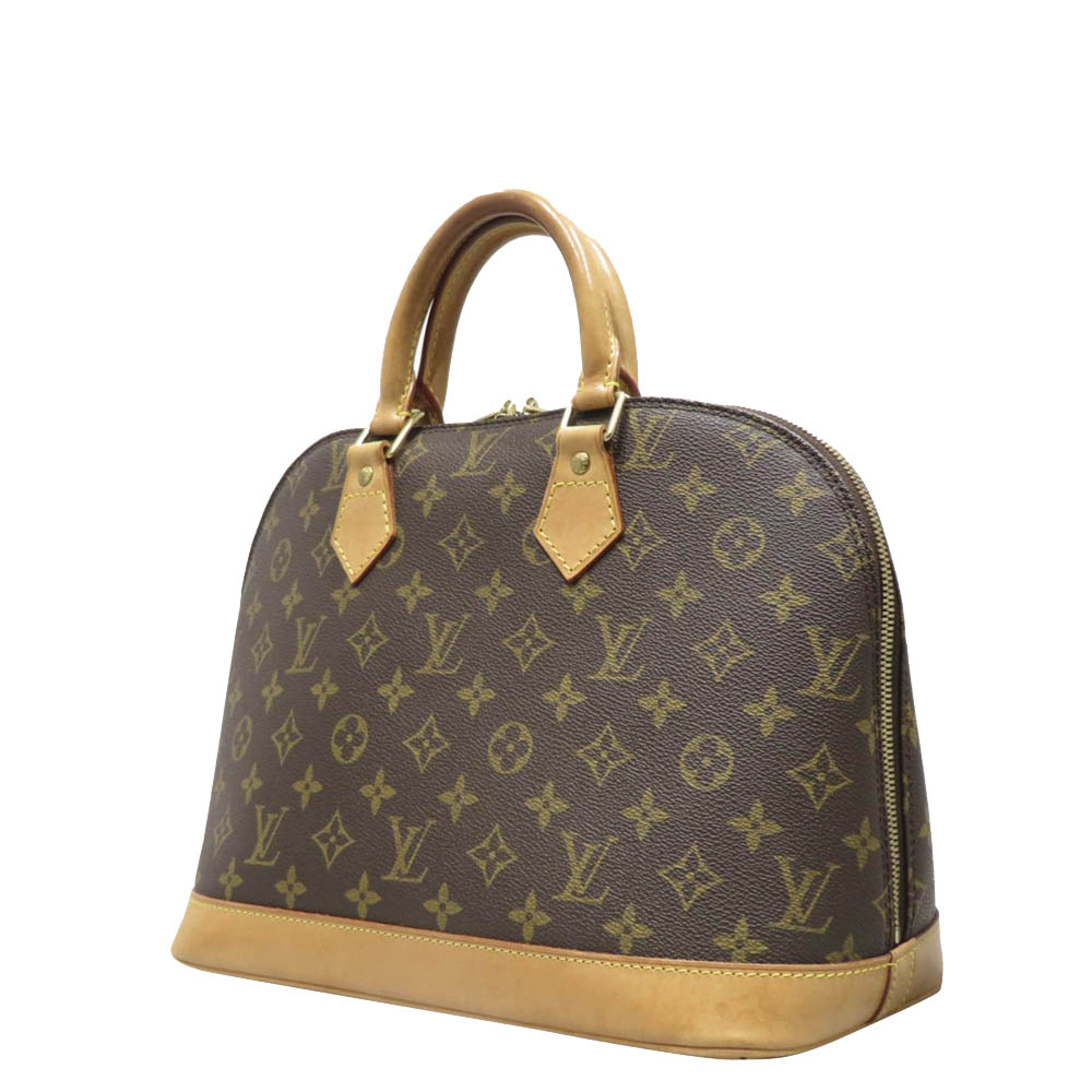 

Louis Vuitton Monogram Canvas Alma PM Bag, Brown