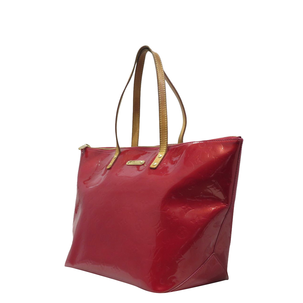 

Louis Vuitton Red Monogram Vernis Bellevue GM Bag