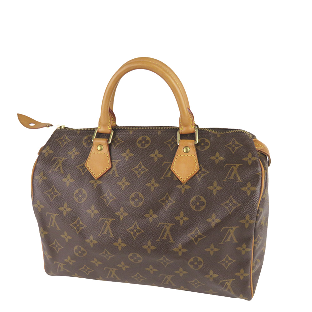 

Louis Vuitton Monogram Canvas Speedy 30 Bag, Brown