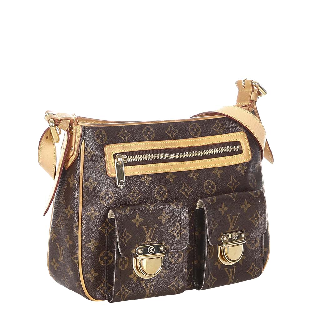 

Louis Vuitton Monogram Canvas Hudson GM Bag, Brown