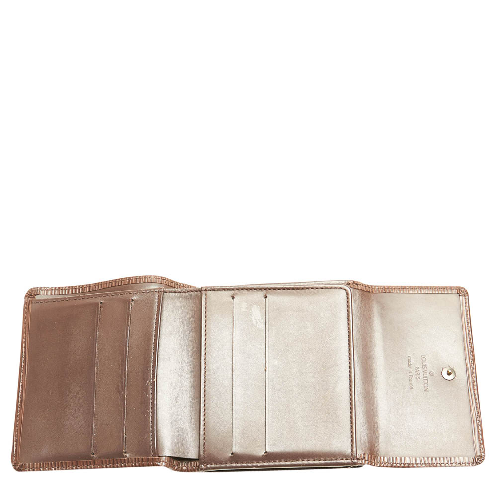 

Louis Vuitton Brown Epi Leather Bi fold Wallet