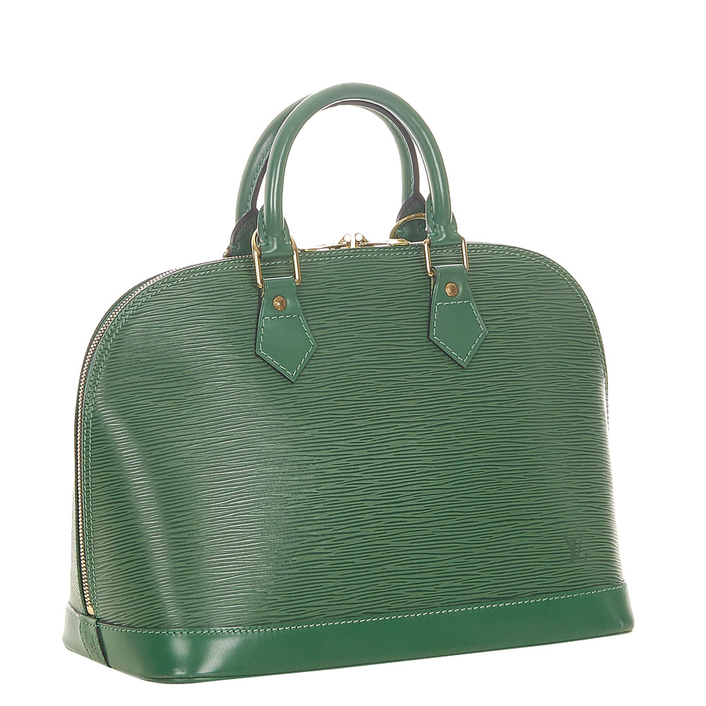 

Louis Vuitton Green Epi Leather Alma PM Bag
