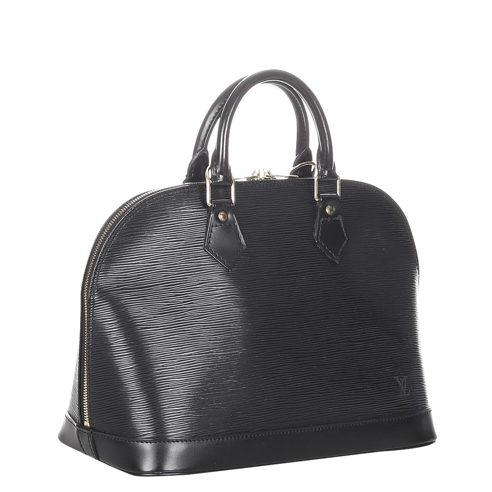 

Louis Vuitton Black Epi Leather Alma PM Bag