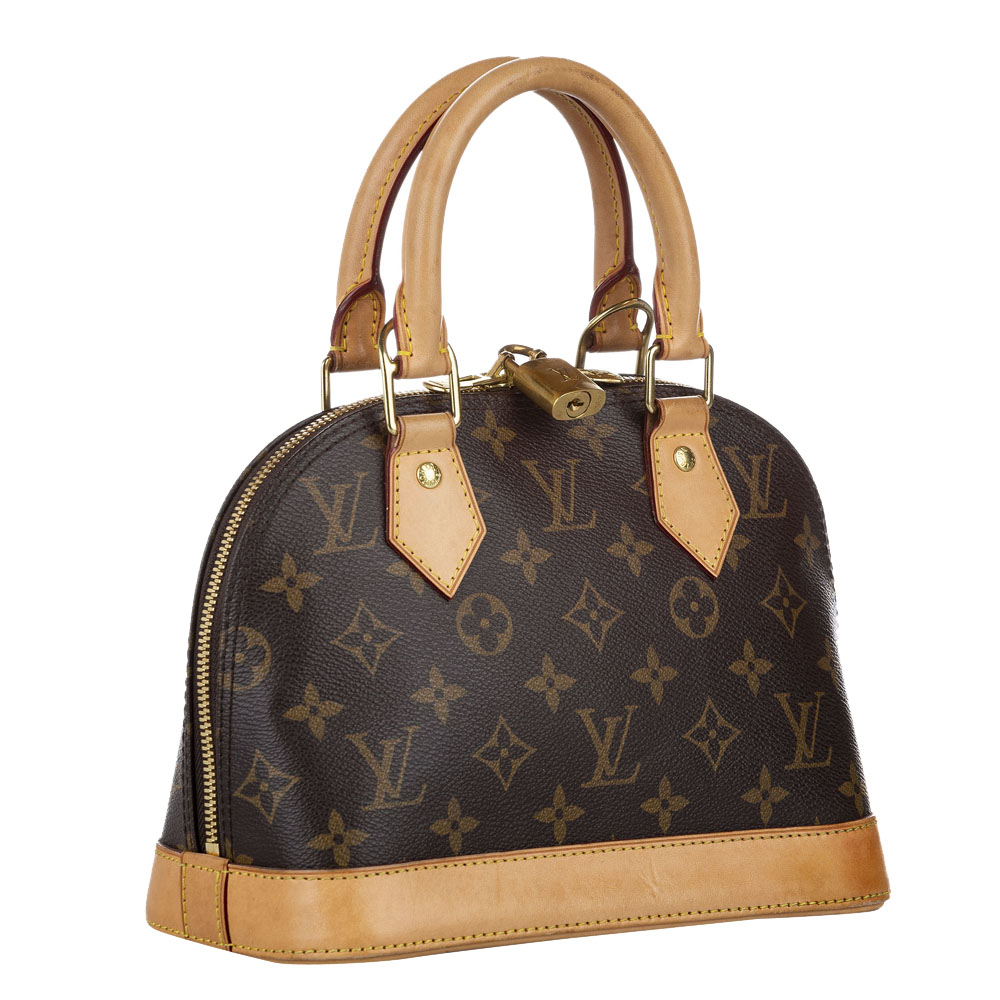 

Louis Vuitton Monogram Canvas Alma BB Bag, Brown