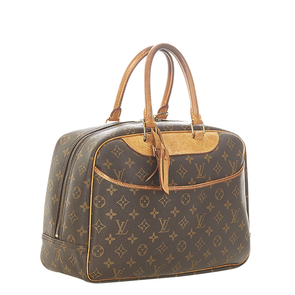 

Louis Vuitton Monogram Canvas Deauville Bag, Brown