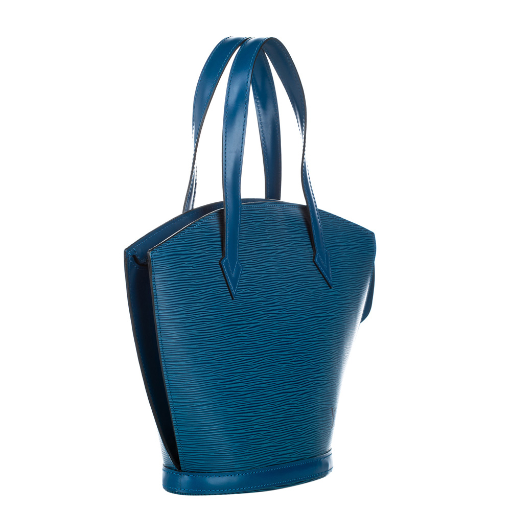 

Louis Vuitton Blue Epi Leather Saint Jacques PM Short Strap Bag