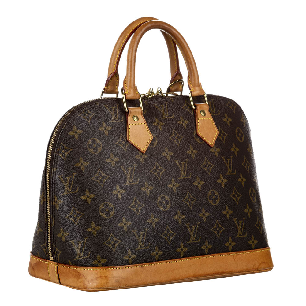 

Louis Vuitton Monogram Canvas Alma PM Bag, Brown