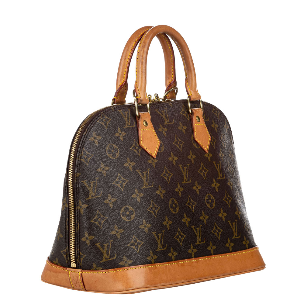 

Louis Vuitton Monogram Canvas Alma PM Bag, Brown