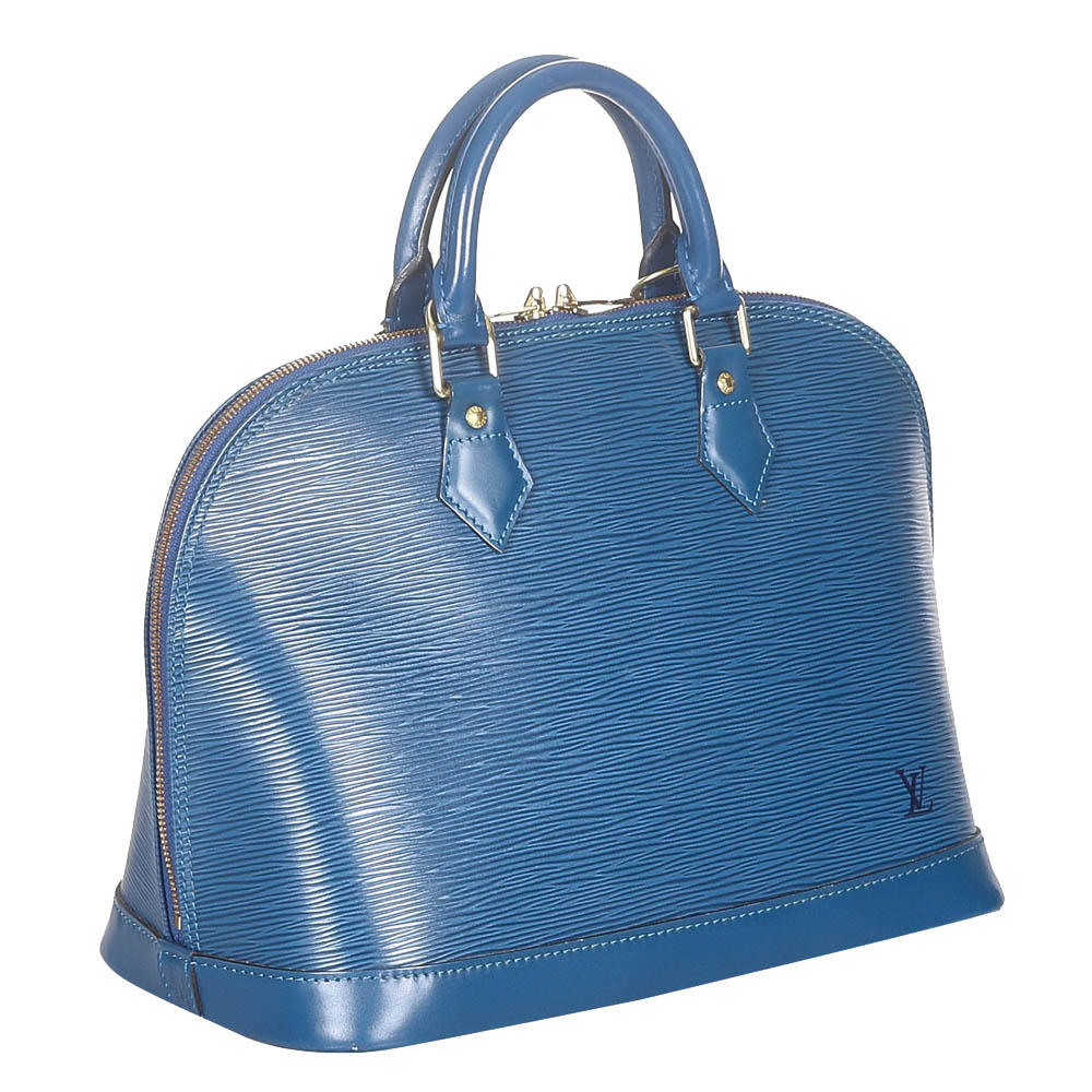 

Louis Vuitton Blue Epi Leather Alma PM Bag