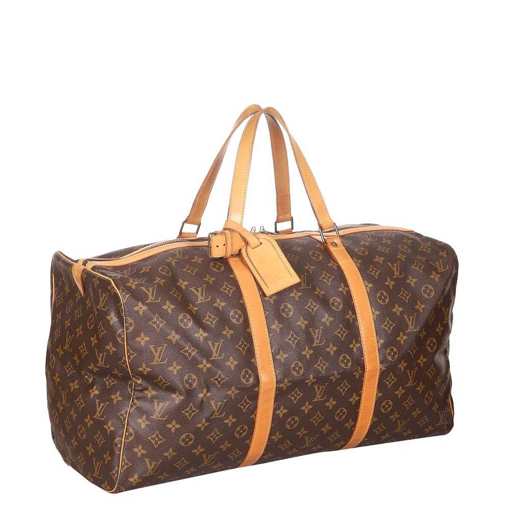 

Louis Vuitton Monogram Canvas Sac Souple 55 Bag, Brown