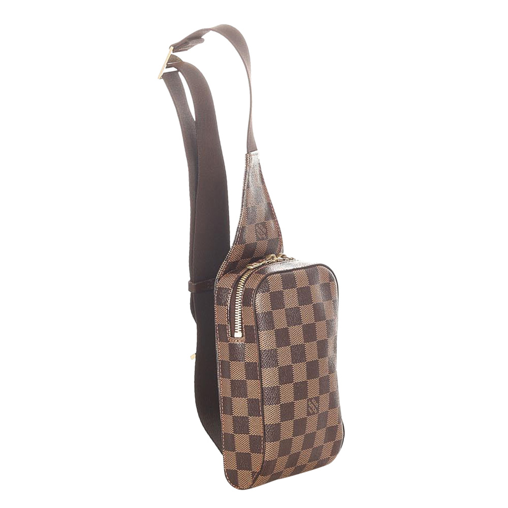 

Damier Ebene Canvas Geronimos Waist Bag, Brown
