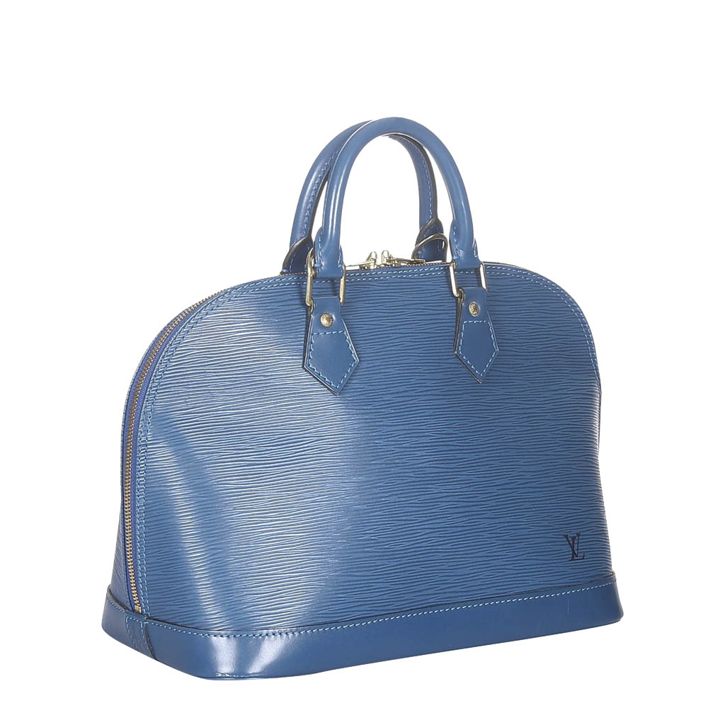 

Louis Vuitton Blue Epi Leather Alma PM Bag