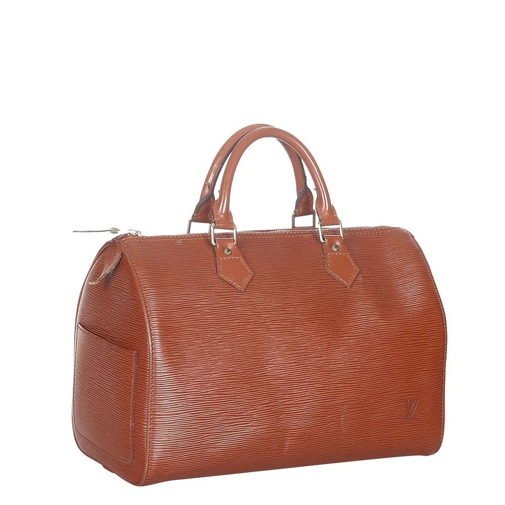 

Louis Vuitton Brown Epi Leather Speedy 30 Bag