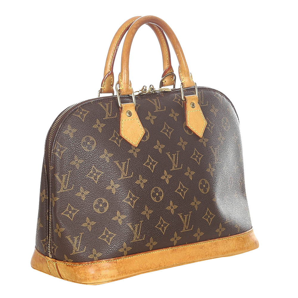 

Louis Vuitton Monogram Canvas Alma PM Bag, Brown