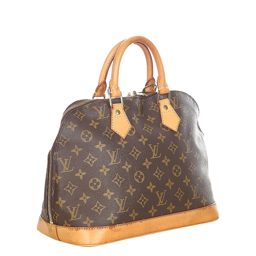 

Louis Vuitton Monogram Canvas Alma PM Bag, Brown