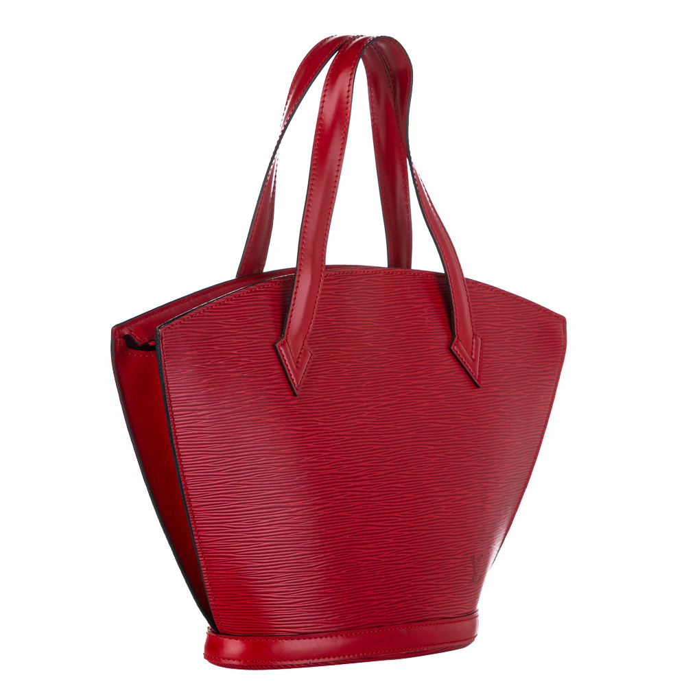 

Louis Vuitton Red Epi Leather Saint Jacques PM Short Strap Bag