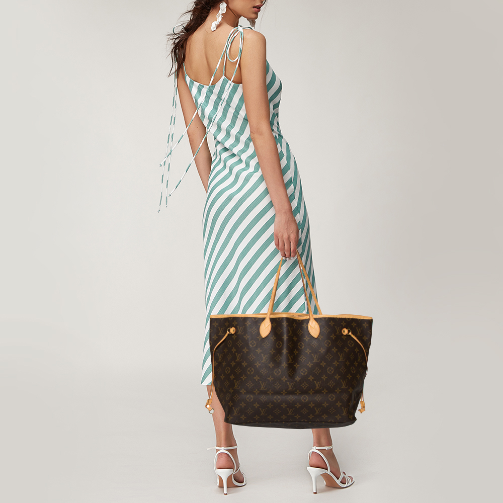 

Louis Vuitton Monogram Canvas Neverfull GM Bag, Brown